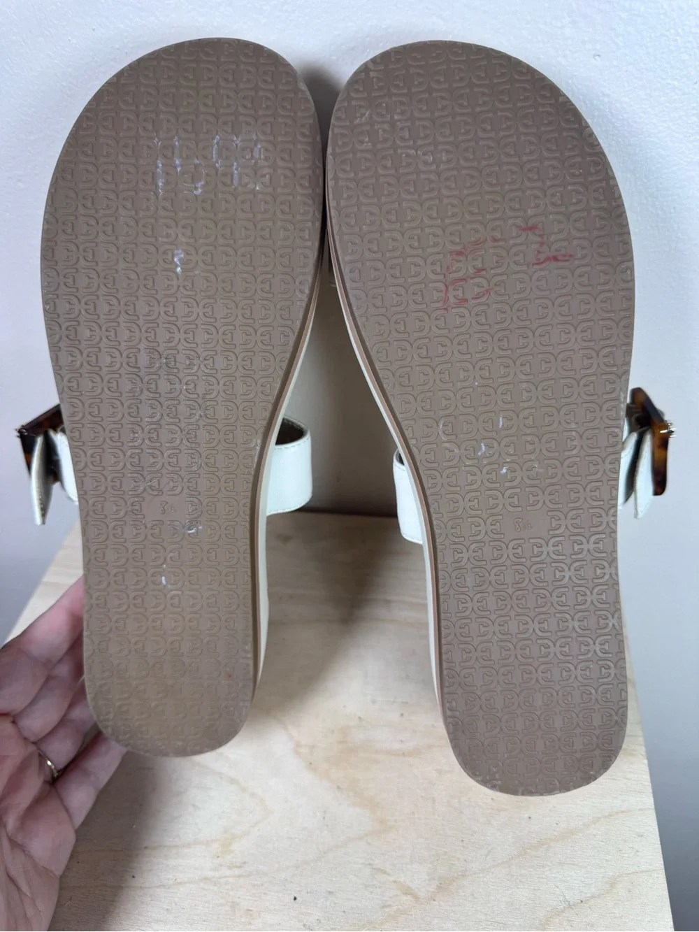 Sam Edelman Augustine platform sandals Tortoiseshell Buckle 8.5